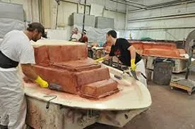 AcraStrip Acetone Replacement Applications Workers using AcraStrip in a unique application